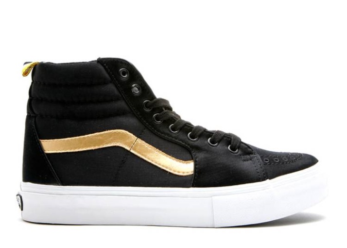 Vans Huf X Sk8-hi Lx Negro/p Oro/metal