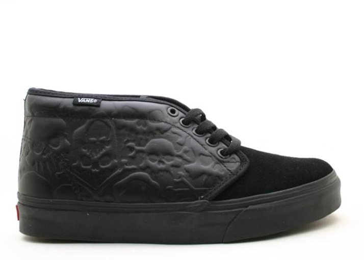 Botas Vans Chukka Negro/calavera