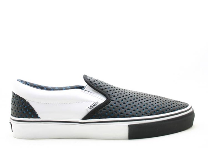 Vans Classic Slip On Lx Negro/azul Danubio