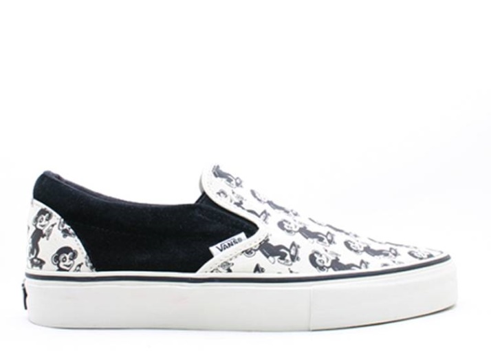 Vans Classic Slip On Lx Buff Blanco/negro