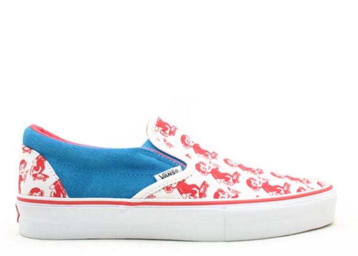 Vans Classic Slip On Lx Rojo Amapola/joya Azul