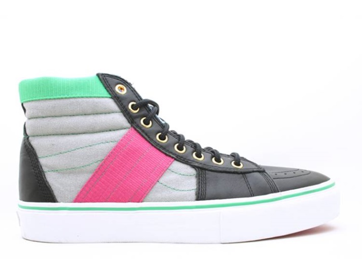 Vans Sk8 Hi Lx Negro/rosa/verde/gris