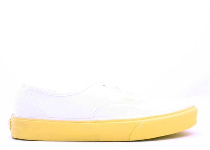 Vans Auténtico True Blanco/cinta Amarilla