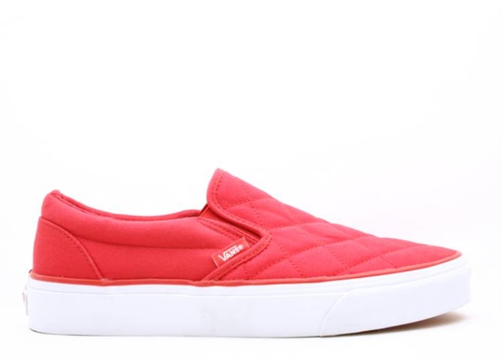 Vans Classic Slip En Rojo Verdadero