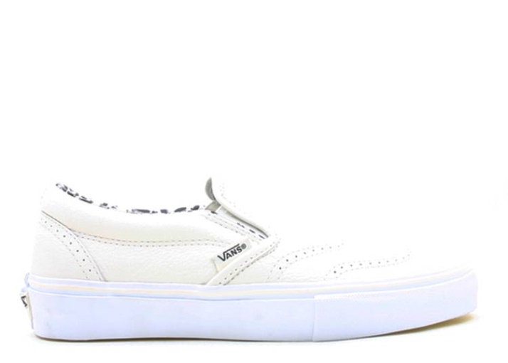 Vans Classic Slip On Wingtip Lx Gardenia/blazing Yellow