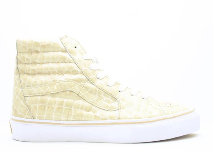 Vans Sk8 Hi Ca Miel Melocotón/blanco Verdadero