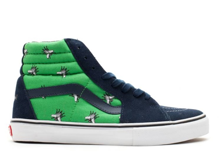 Vans Supreme X Sk8-hi Pro - Paquete De Moscas Fly/navy/green