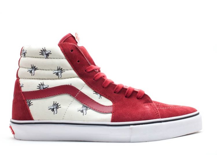 Vans Supreme X Sk8-hi Pro - Moscas Pack Mosca/burdeos/blanco