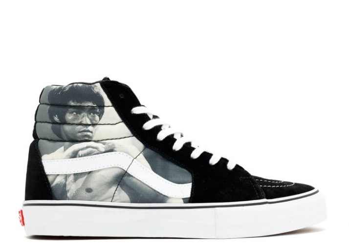 Vans Supreme X Sk8-hi Pro - Bruce Lee Blanco/negro/gris