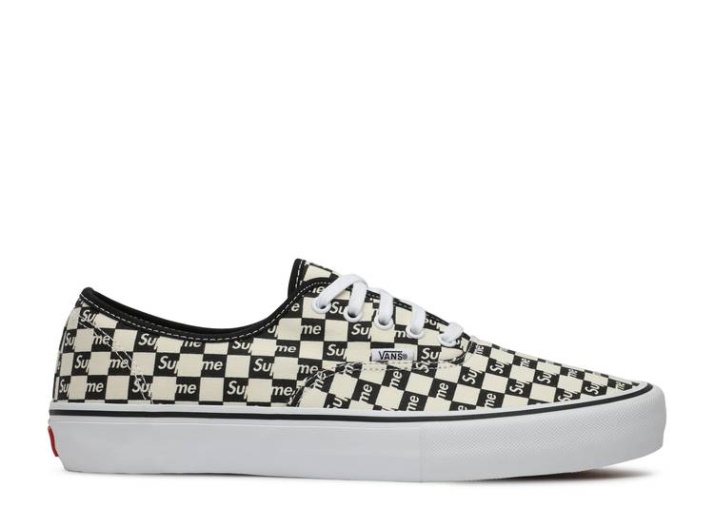 Vans Supreme X Authentic Pro - Negro A Cuadros
