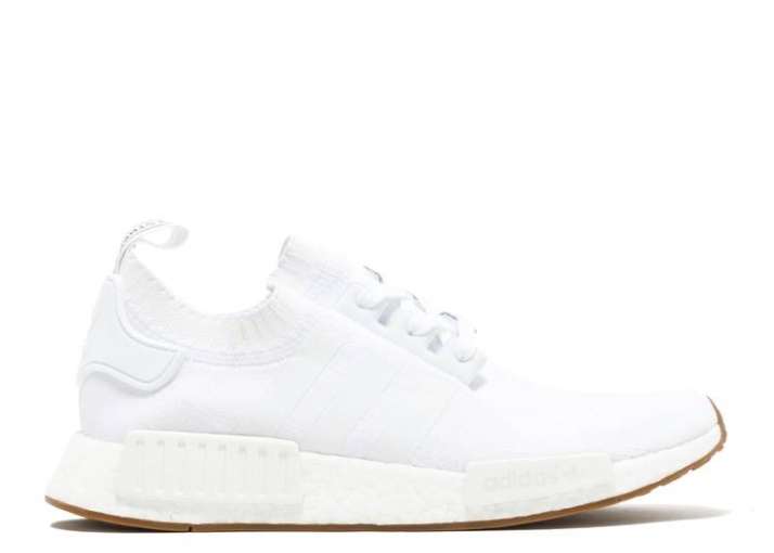 Adidas Nmd R1 Primeknit - Blanco Goma