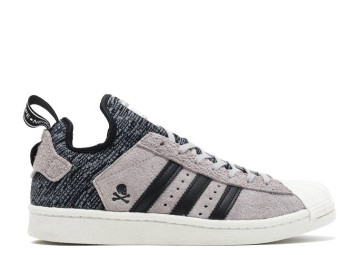 Adidas A Bathing Ape X Neighborhood X Superstar Boost - Gris Negro