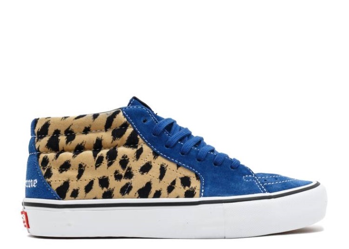 Vans Supreme X Sk8-mid Pro - Cheetah Terciopelo Ryl