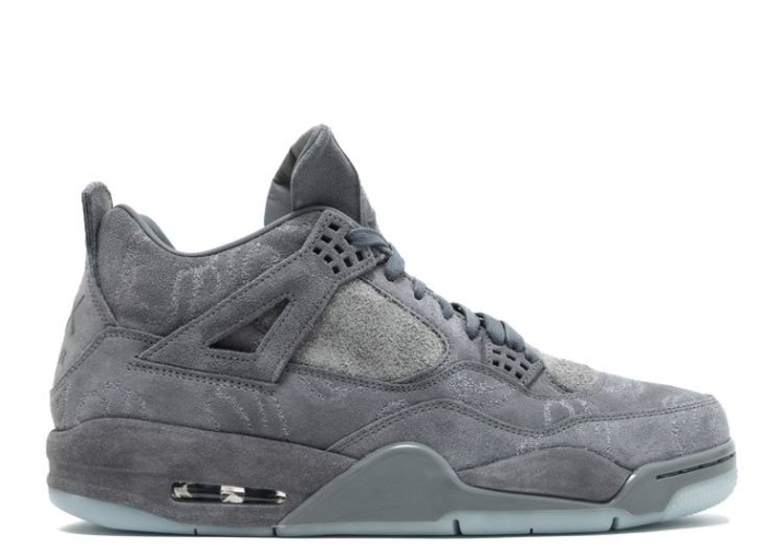 Kaws X Air Jordan 4 Retro - Gris Frío