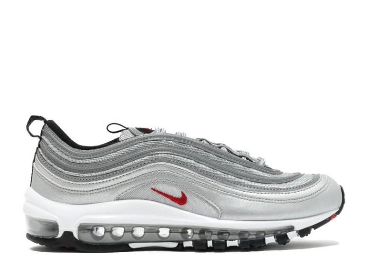 Nike Air Max 97 Og Qs Gs - Bala De Plata