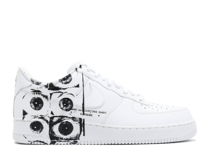 Nike Comme Des Garcons X Supreme X Air Force 1 Low - Ojos