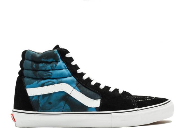 Vans Supreme X Sk8-hi Pro - Bruce Lee Azul Marino/negro/blanco
