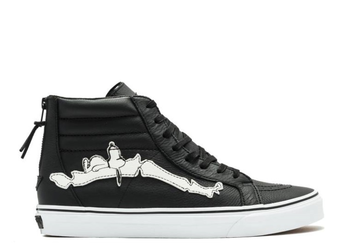 Vans Blends X Maní X Sk8-hi Reedición Zip - Huesos De Snoopy