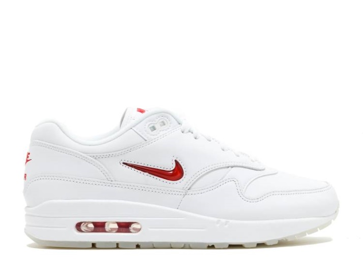 Nike Air Max 1 Premium Sc Jewel - Blanco Rojo