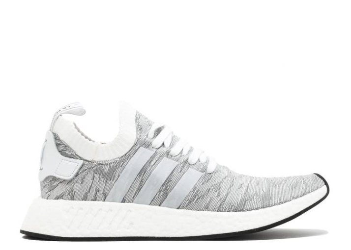 Adidas Nmd R2 Primeknit - Blanco/blanco/negro