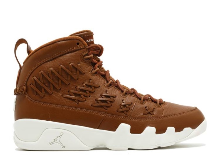 Air Jordan 9 Retro Pinnacle - Guante De Béisbol Marrón