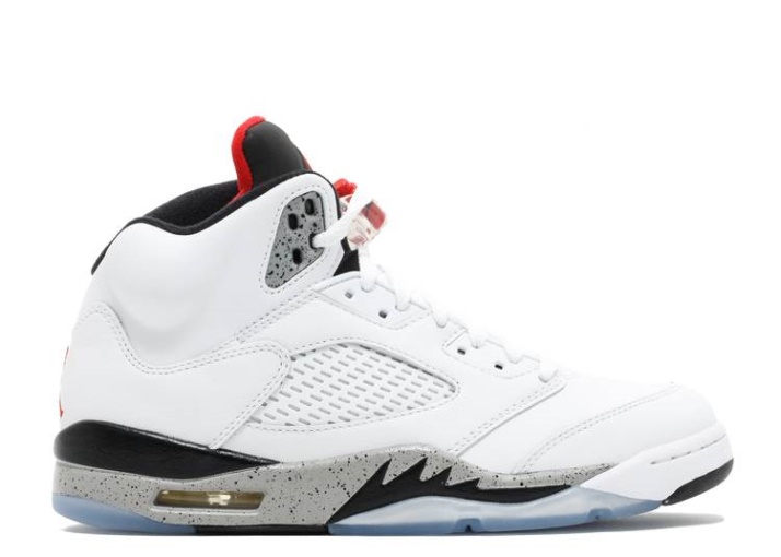 Air Jordan 5 Retro - Cemento Blanco