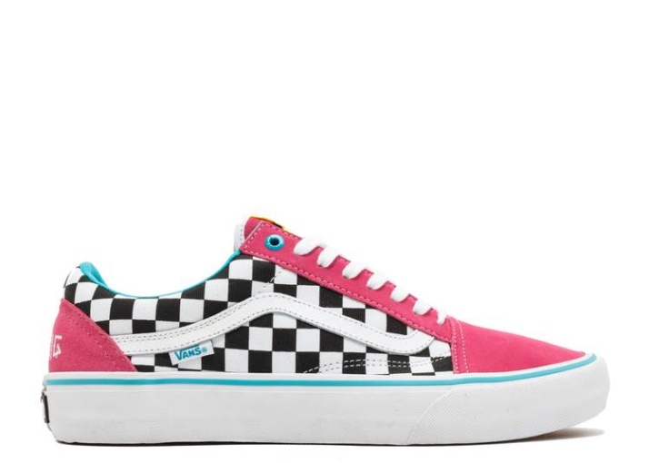 Vans Old Skool Pro - Golf Wang Azul/rosa/blanco