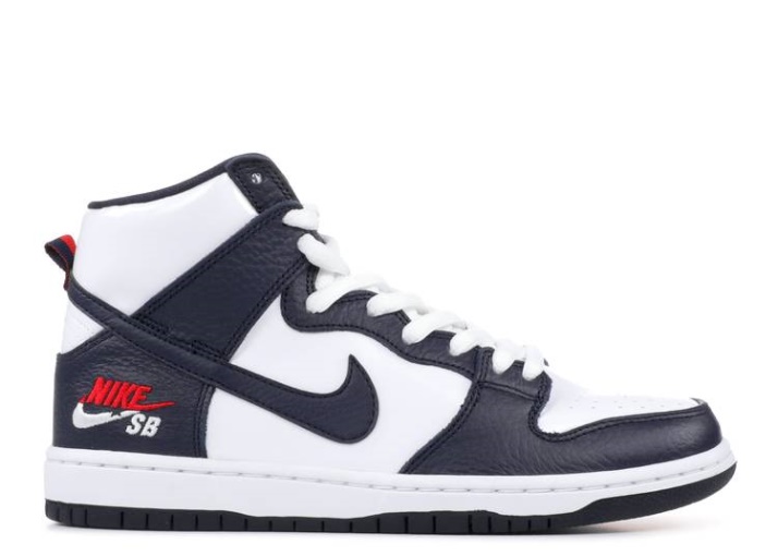 Nike Sb Dunk High Pro - Dream Team Obsidiana/blanco/rojo