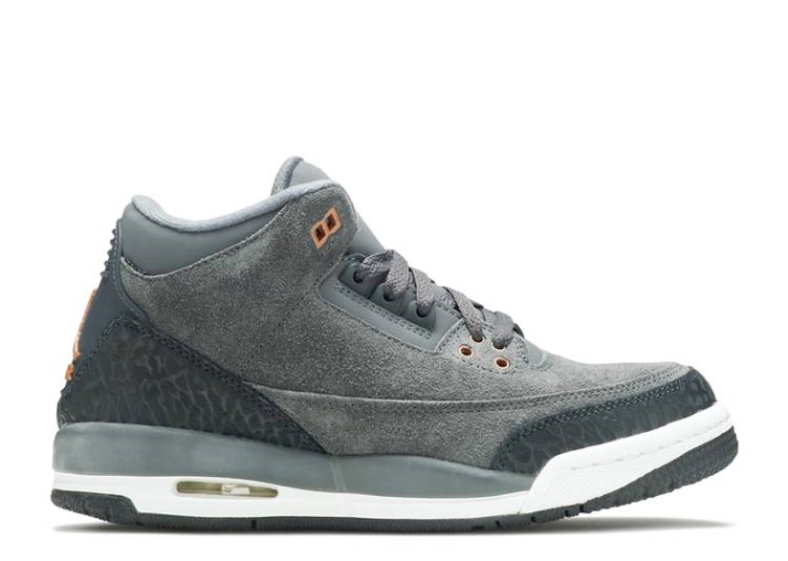 Air Jordan 3 Retro Gs - Antracita