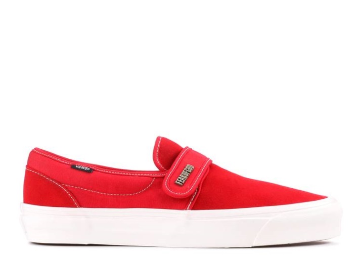 Vans Miedo De Dios X Slip-on 47 Dx - Colección 2 Rojo