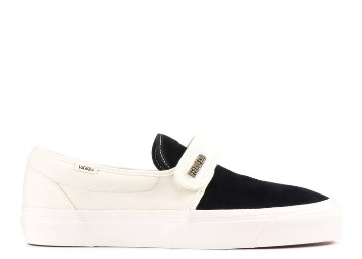 Vans Miedo De Dios X Slip-on 47 Dx - Colección 2 Negro Blanco