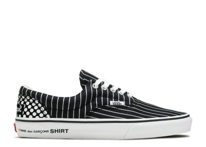 Vans Like Boys X Supreme X Era - Pinstripe Negro/blanco