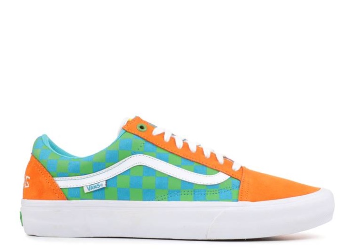 Vans Old Skool Pro - Golf Wang Naranja/azul/verde