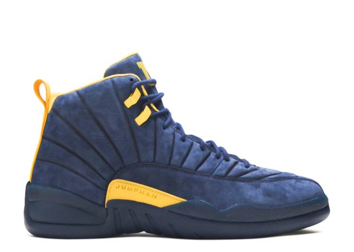 Psny X Air Jordan 12 Retro - Michigan Wolverines Pe