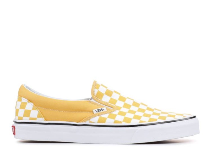 Vans Classic Slip On - Tablero De Ajedrez Ocre