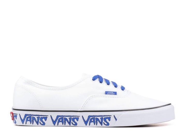 Vans Authentic - Sketch Sidewall Sketch Sidewall Blanco/azul
