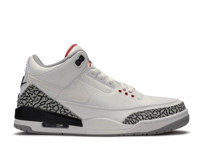 Air Jordan 3 Retro Jth Nrg - Cemento Blanco