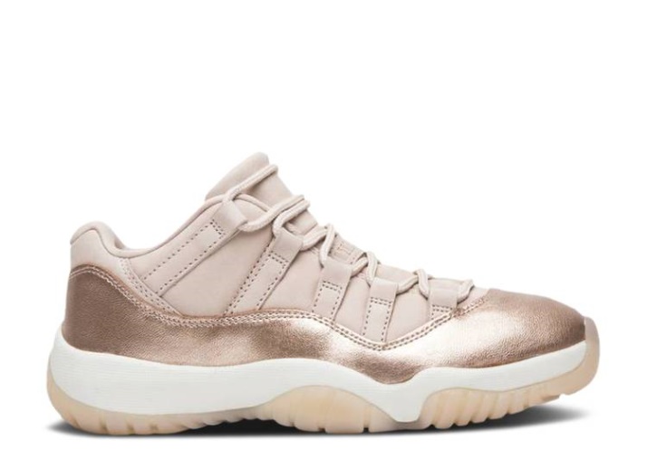Mujer Air Jordan 11 Low - Oro Rosa