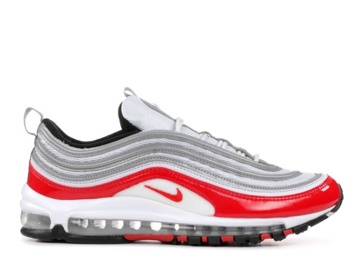 Nike Air Max 97 Universidad Rojo/platino Puro