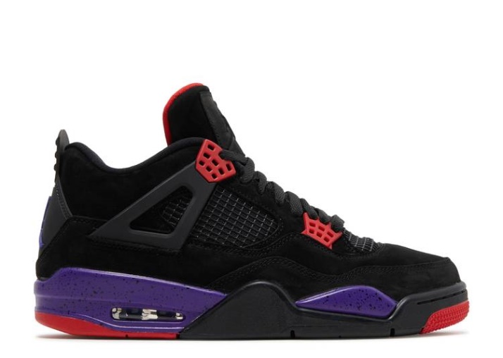 Air Jordan 4 Retro Nrg - Raptors Negro/rojo/courtpurple​