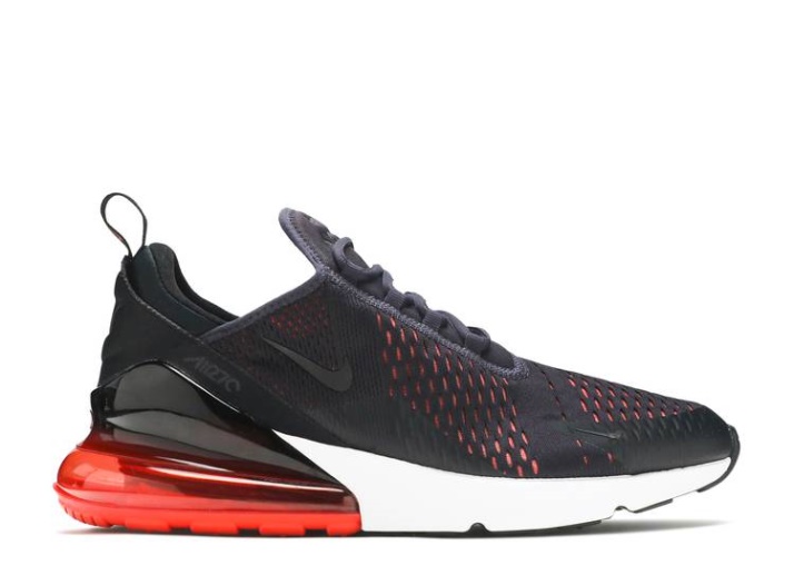 Nike Air Max 270 - Gris Petróleo/rojo Habanero