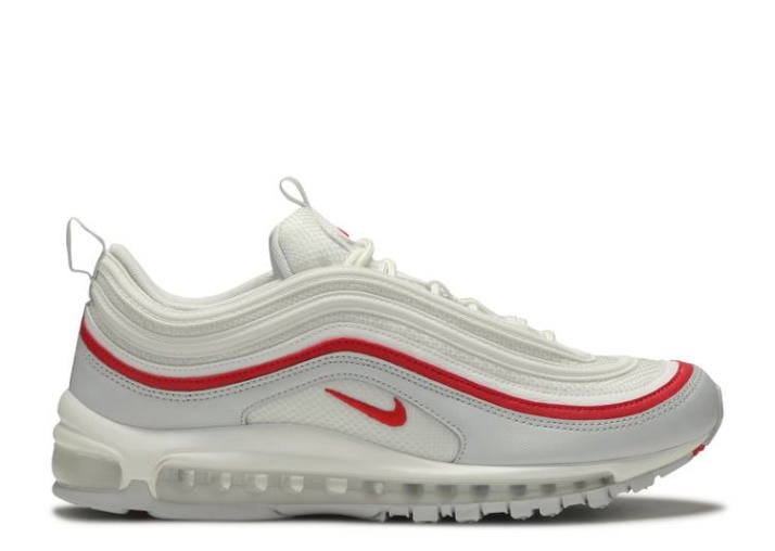 Nike Air Max 97 Platino Puro/rojo/blanco