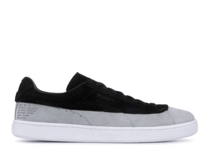 Puma Stampd X Suede Classic - Blanco Negro