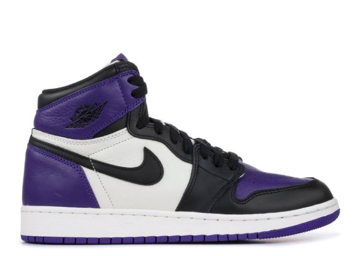 Air Jordan 1 Retro High Og Gs - Court Púrpura