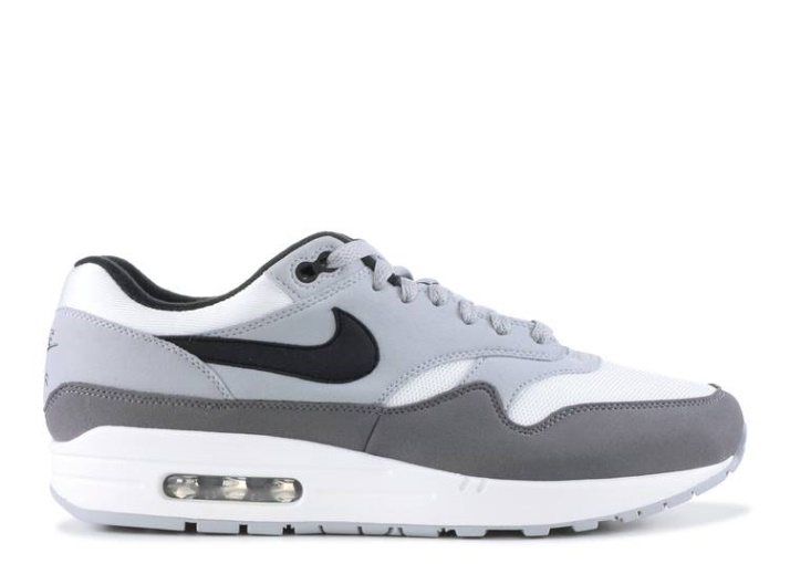 Nike Air Max 1 Blanco/negro/lobo Gris