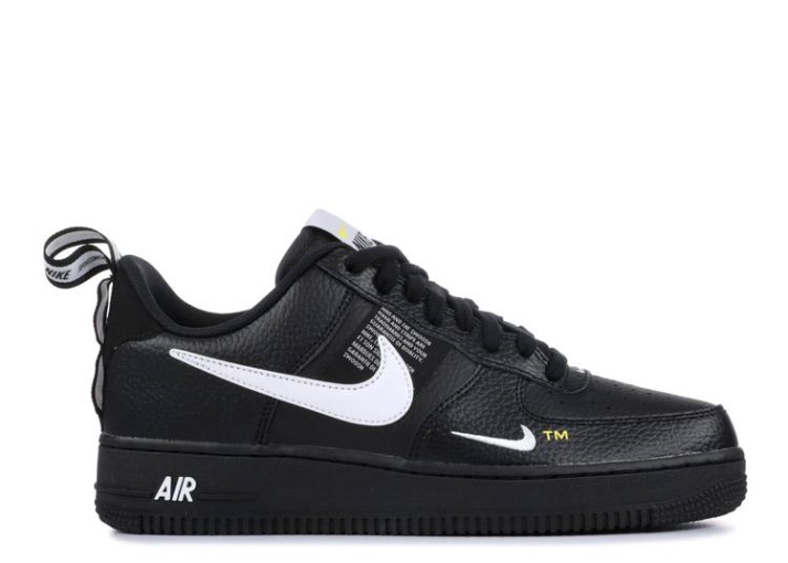 Nike Air Force 1 '07 Lv8 - Overbranding Negro/blanco/negro/amarillo
