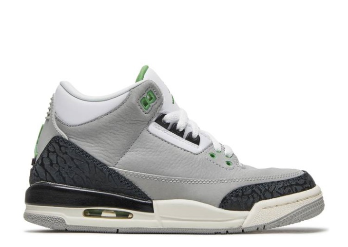 Air Jordan 3 Retro Gs - Clorofila