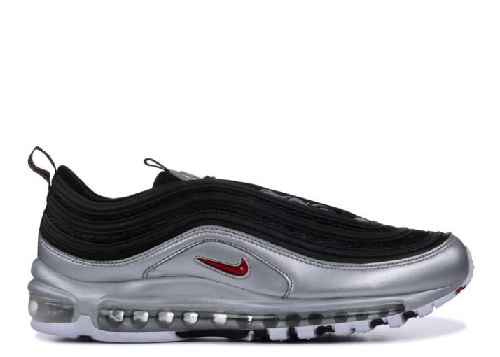 Nike Air Max 97 Qs - B-sides Plata Metálica