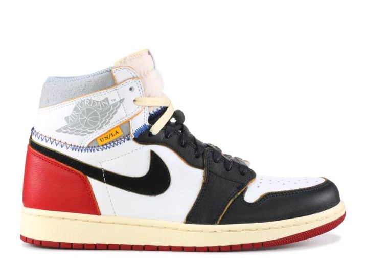 Union La X Air Jordan 1 Retro High Nrg - Puntera Negra