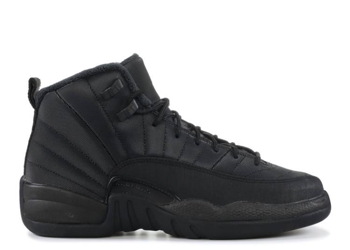 Air Jordan 12 Retro Winterized Gs - Triple Negro